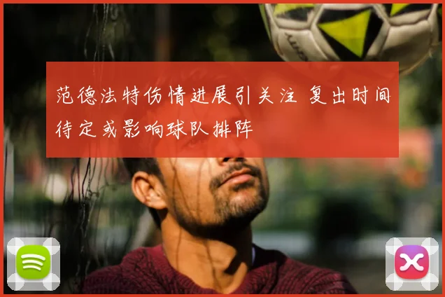 范德法特伤情进展引关注 复出时间待定或影响球队排阵